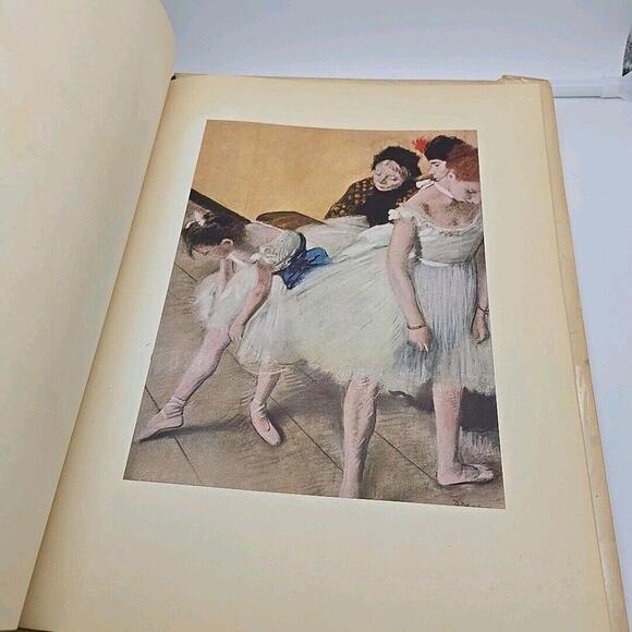 Vintage 1952 Abrams Art Book Degas (1834-1917)‎ 16 Beautiful Full Color Plates - Picture 13 of 16
